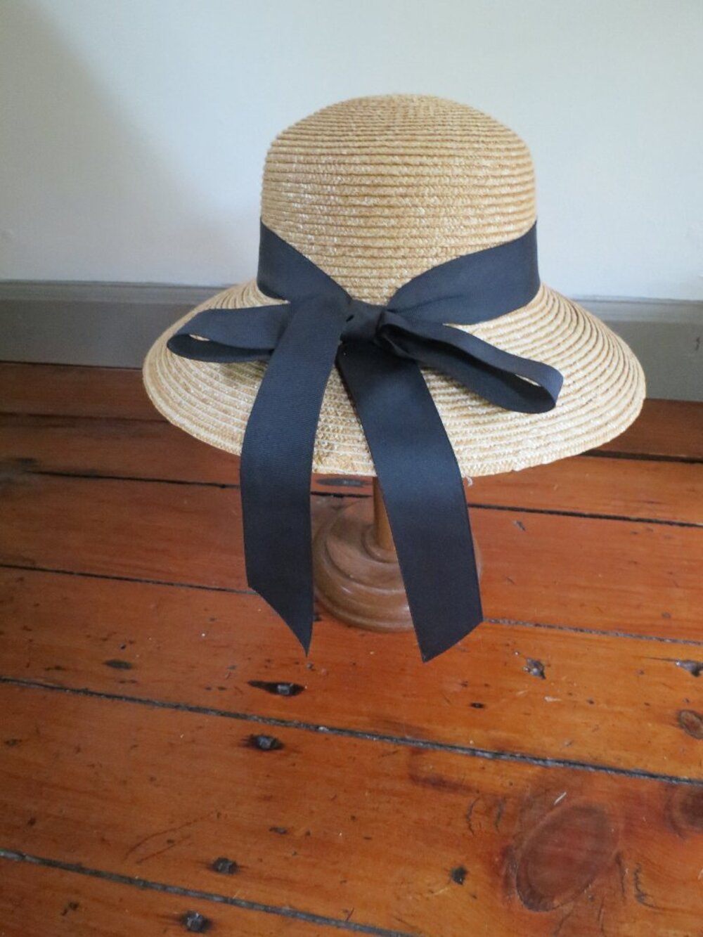 Scala Straw Raffia Hat size Medium w Bow